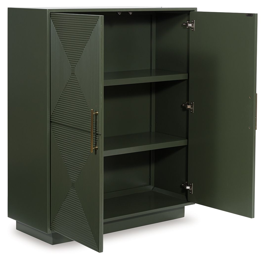 Geirwood - Dark Green - Accent Cabinet by Signature Design by Ashley® | Bel Furniture