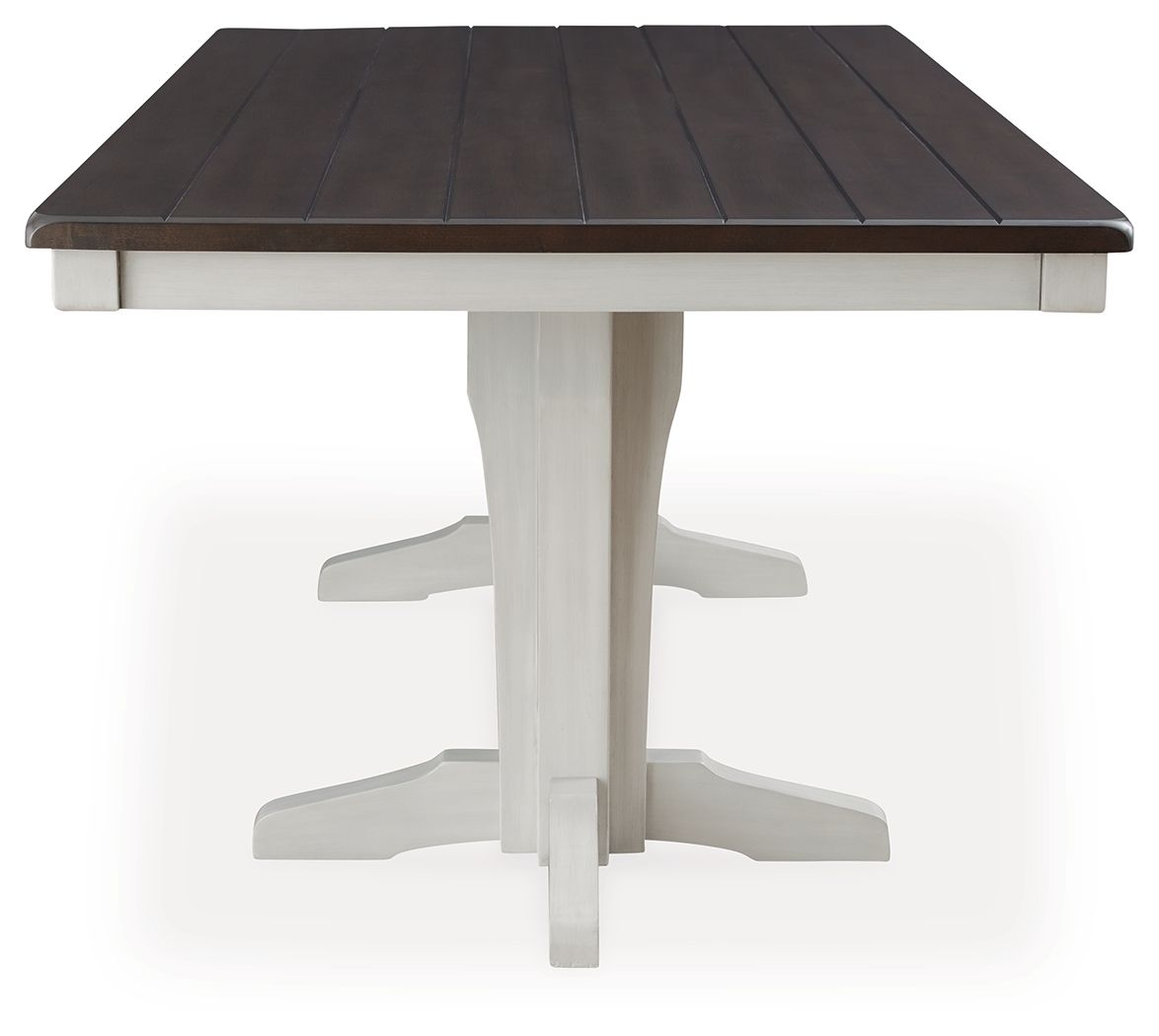 Darborn - Gray / Brown - Dining Table by Signature Design by Ashley® | Bel Furniture