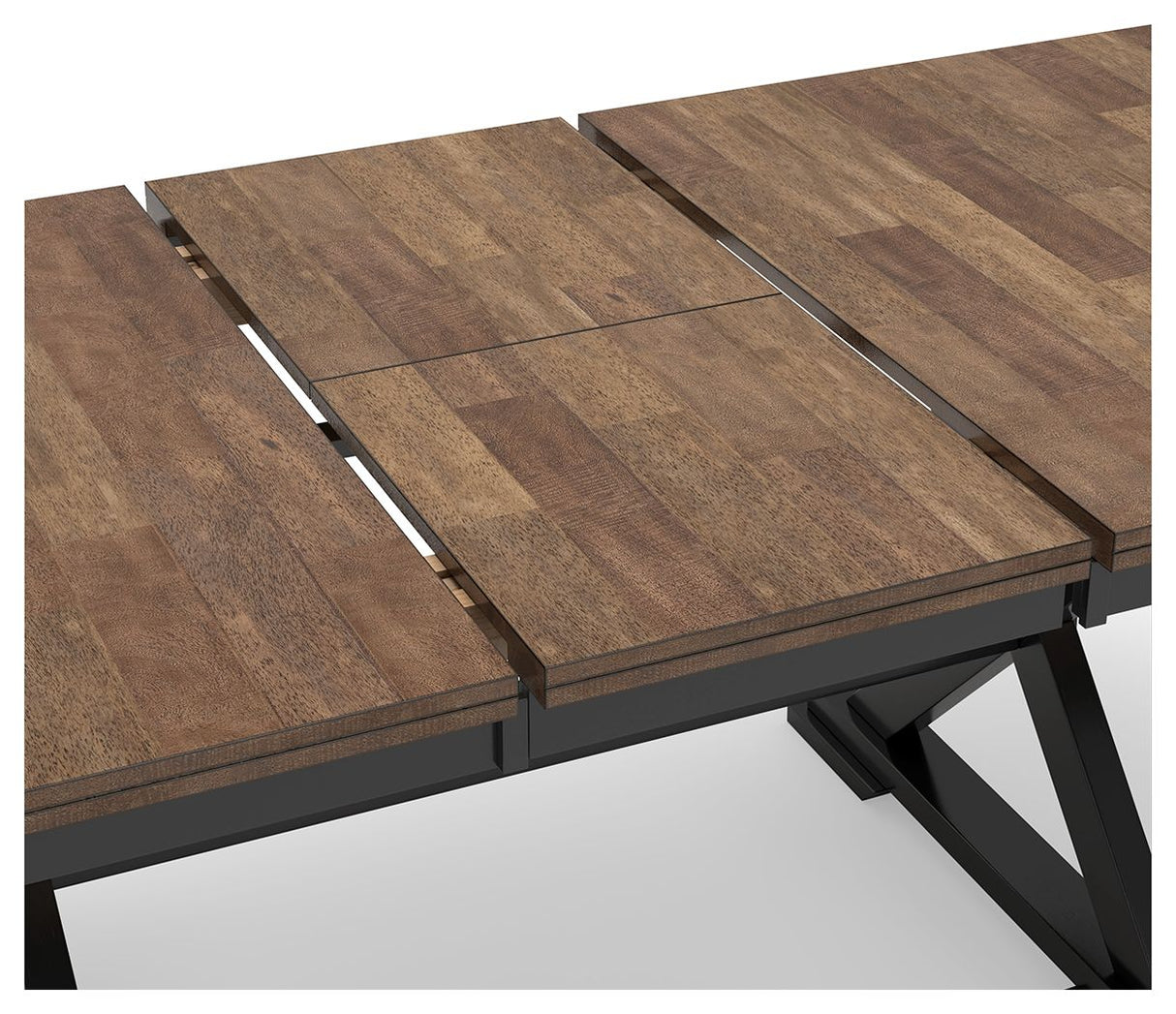 Wildenauer - Brown / Black - Rectangular Dining Extension Table by Signature Design by Ashley® | Bel Furniture