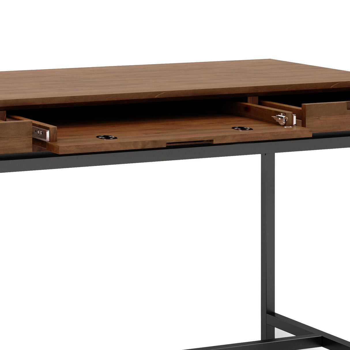Banting - Mid Century Handcrafted Desk by Simpli-Home | Bel Furniture