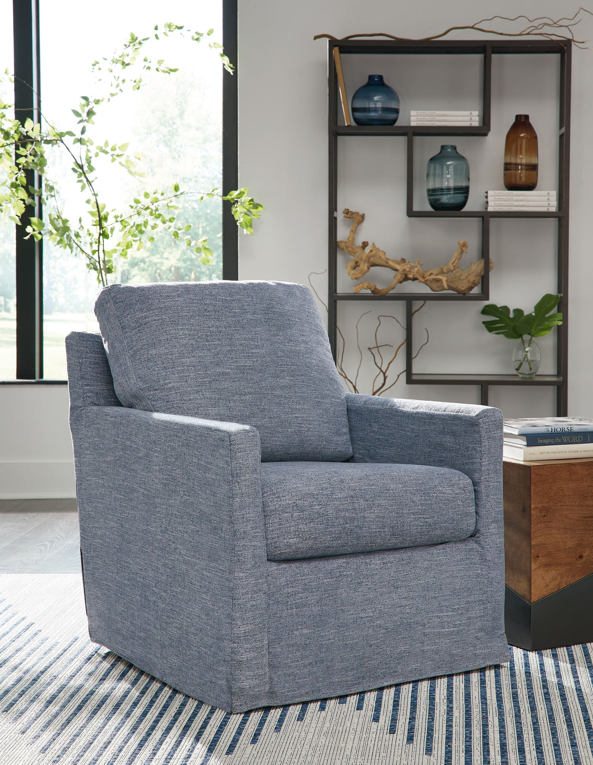 Nenana Next-gen Nuvella - Swivel Glider Accent Chair by Signature Design by Ashley® | Bel Furniture