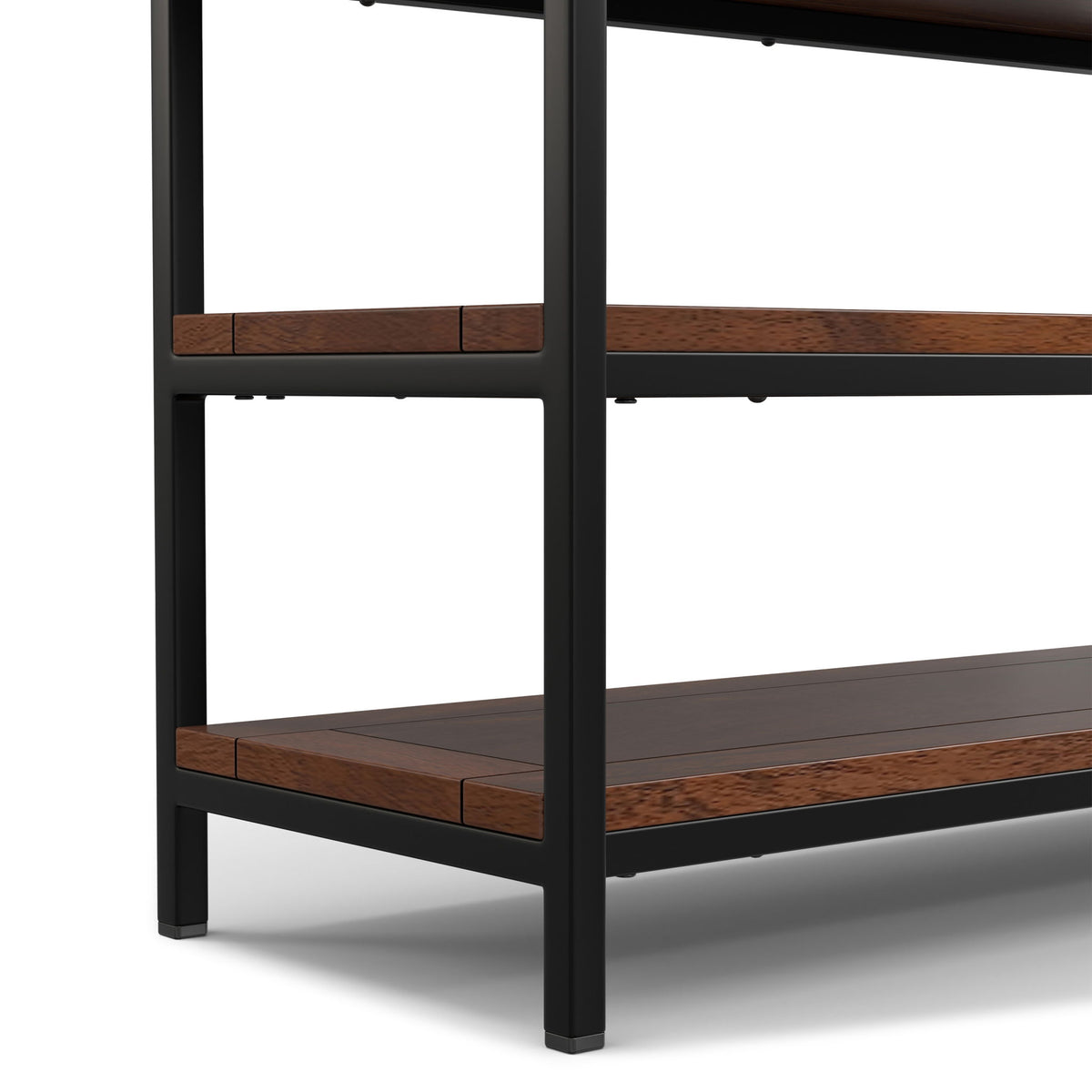Skyler - TV Media Stand - Dark Cognac Brown