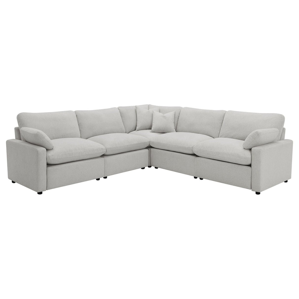 Collins - Modular Power Reclining Sectional Sofa Gray by Coaster Fine Furniture | Bel Furniture