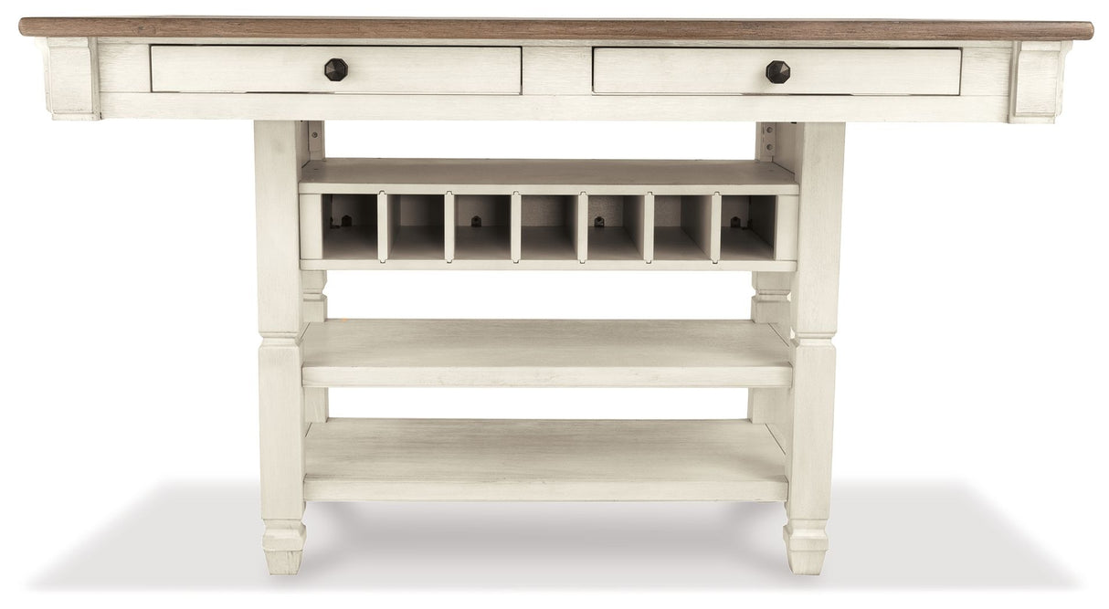 Bolanburg - Beige - Rectangular Dining Room Counter Table by Signature Design by Ashley® | Bel Furniture