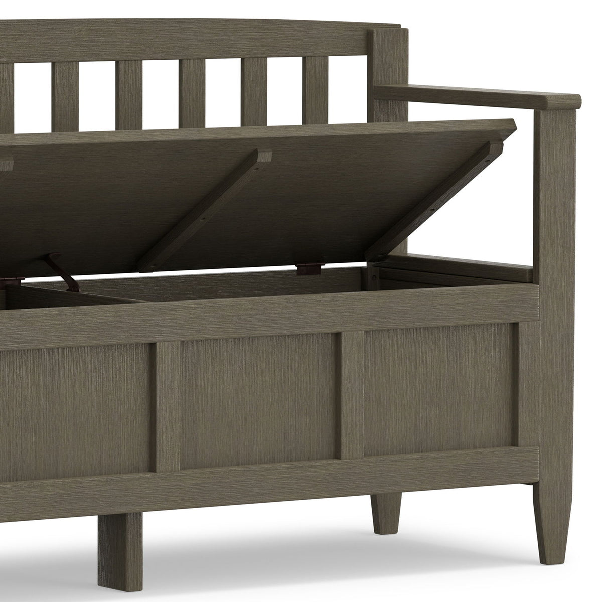 Brooklyn - Entryway Storage Bench - Farmhouse Gray