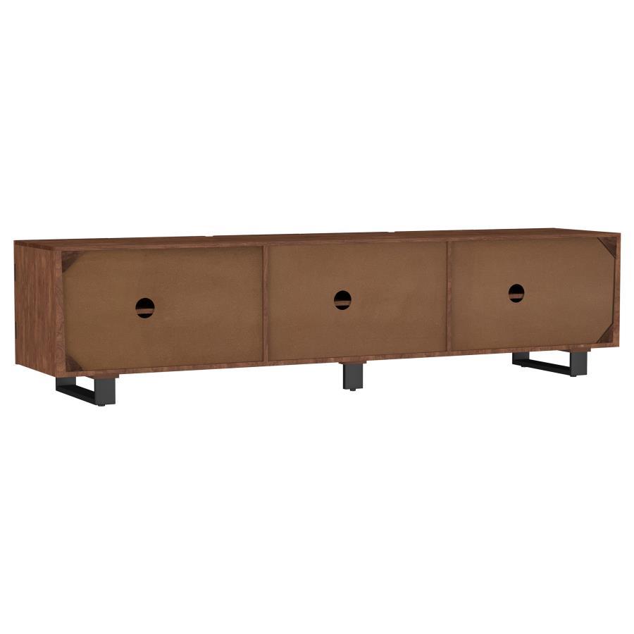 Trask - Wood TV Stand Media Console - Mango Brown by Coaster Fine Furniture | Bel Furniture