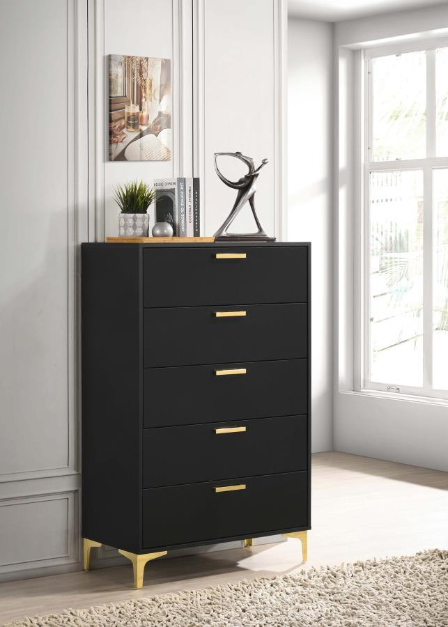 Kendall - 5-Drawer Bedroom Chest by CoasterEveryday | Bel Furniture