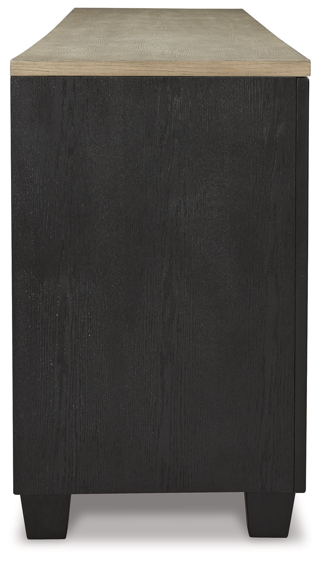 Foyland - Black / Brown - 83" TV Stand With Electric Infrared Fireplace Insert by Signature Design by Ashley® | Bel Furniture