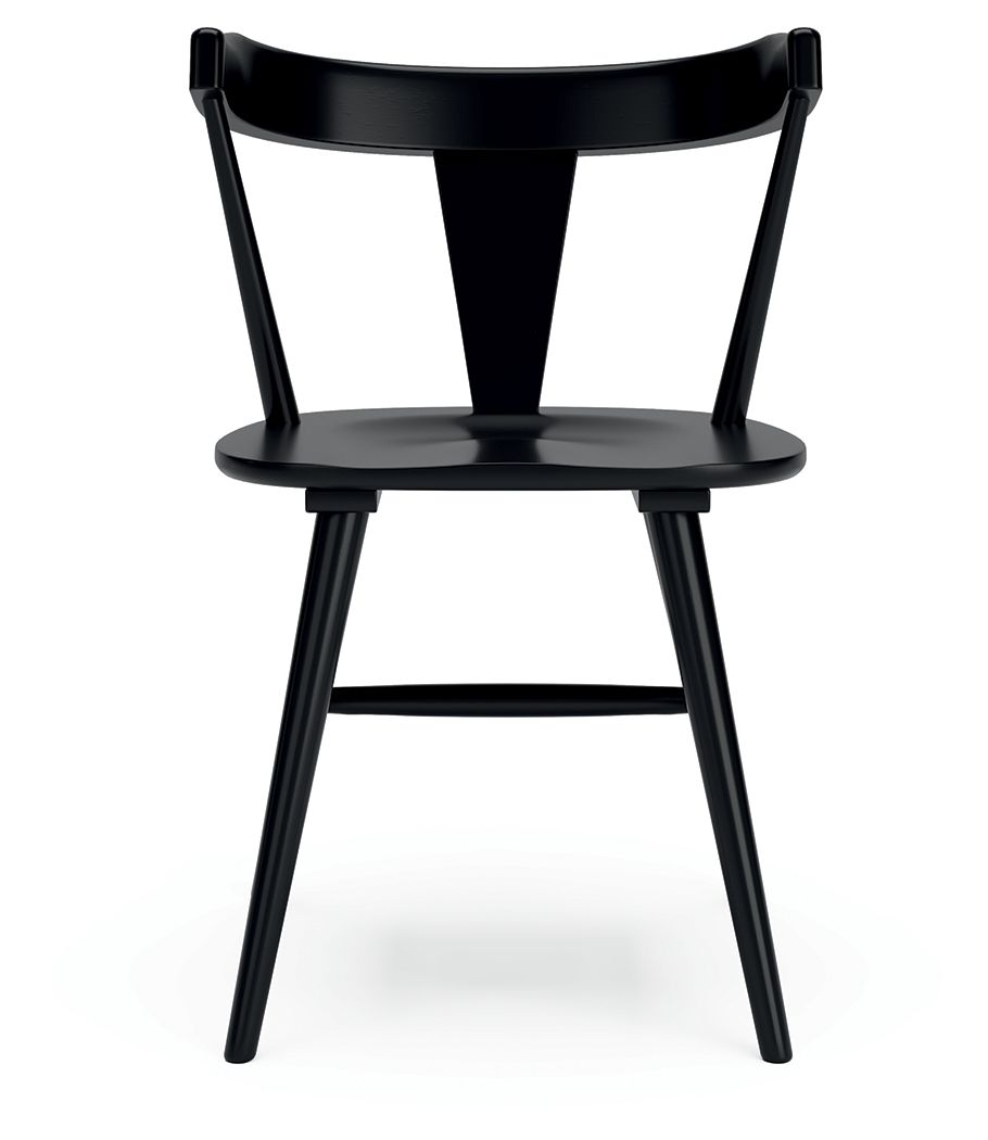 Gretlynn - Black - Dining Room Side Chair (Set of 2) by Signature Design by Ashley® | Bel Furniture
