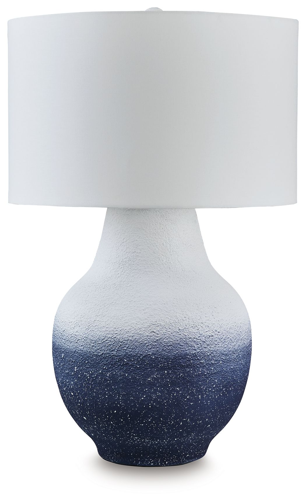 Dashland - White / Navy - Metal Table Lamp by Signature Design by Ashley® | Bel Furniture