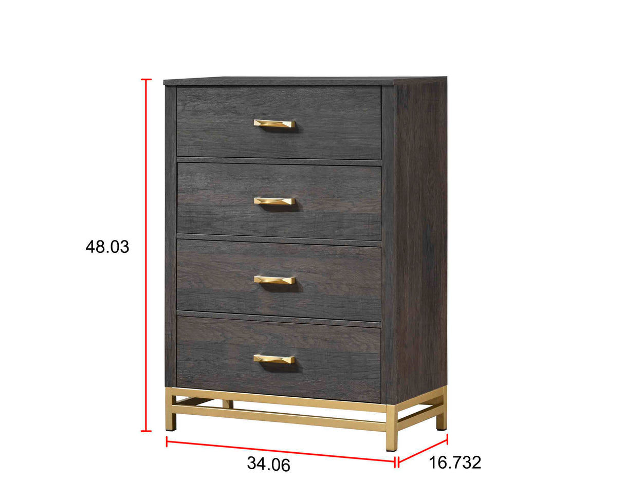 Trevor - Chest - Brown by Crown Mark | Bel Furniture