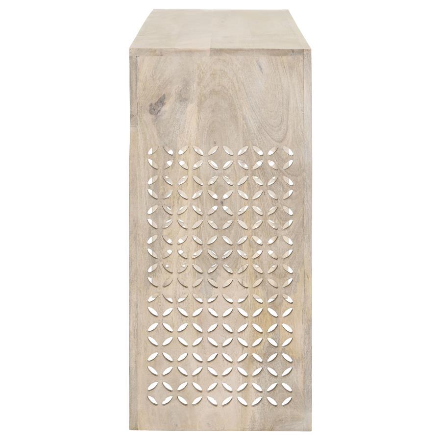 Rickman - 2-Drawer Wood Entryway Console Table - White Washed by CoasterEssence | Bel Furniture