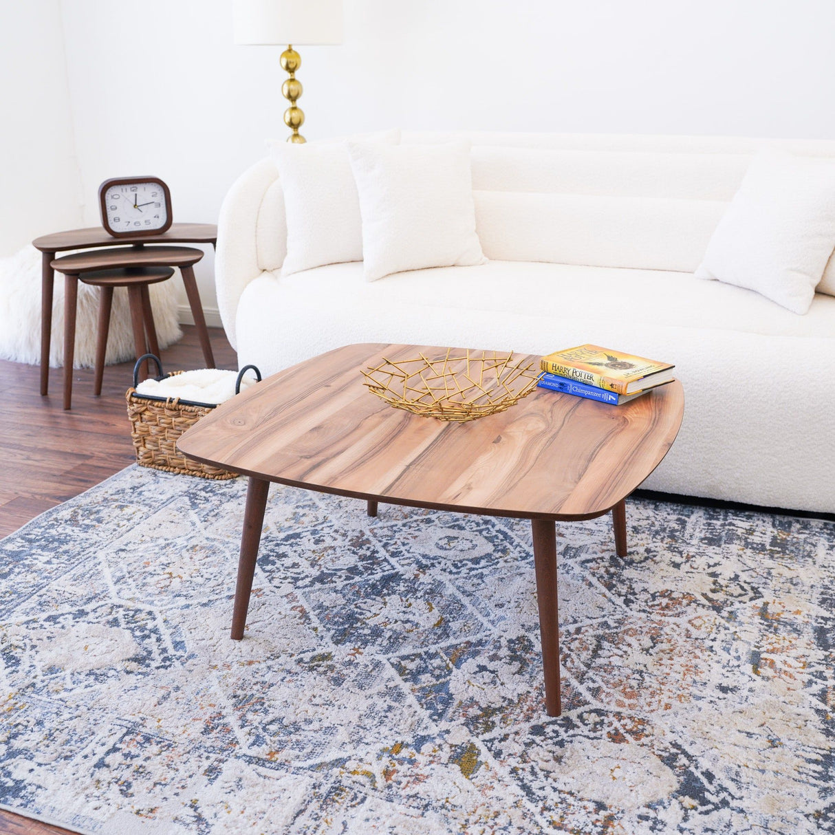 Kalen - Center Table - Walnut by Ashcroft Furniture | Bel Furniture