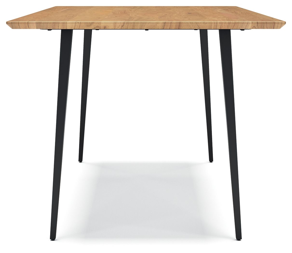 Gretlynn - Black / Natural - Rectangular Dining Room Table by Signature Design by Ashley® | Bel Furniture