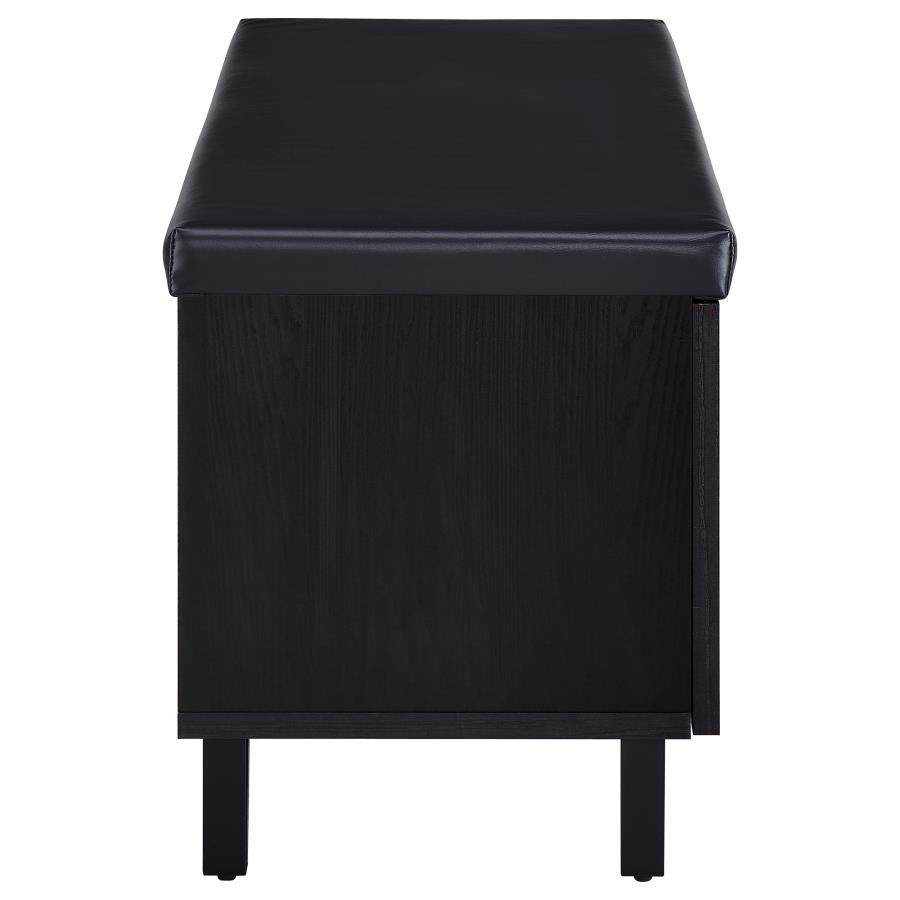 Brixton - 2-Door Padded Entryway Shoe Storage Bench by Coaster Fine Furniture | Bel Furniture