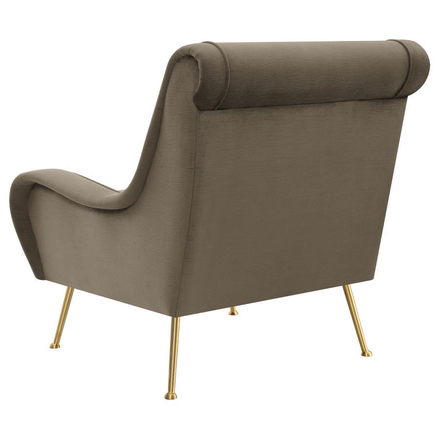 Ricci - Upholstered Saddle Arm Accent Chair by Coaster Fine Furniture | Bel Furniture