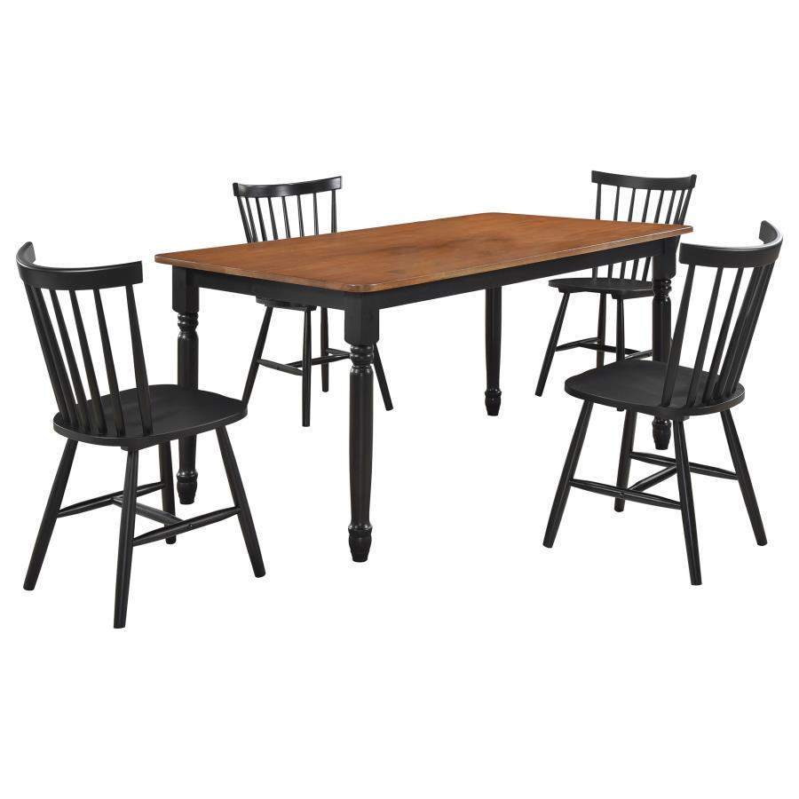 Hollyoak - Rectangular Dining Set by Coaster Fine Furniture | Bel Furniture