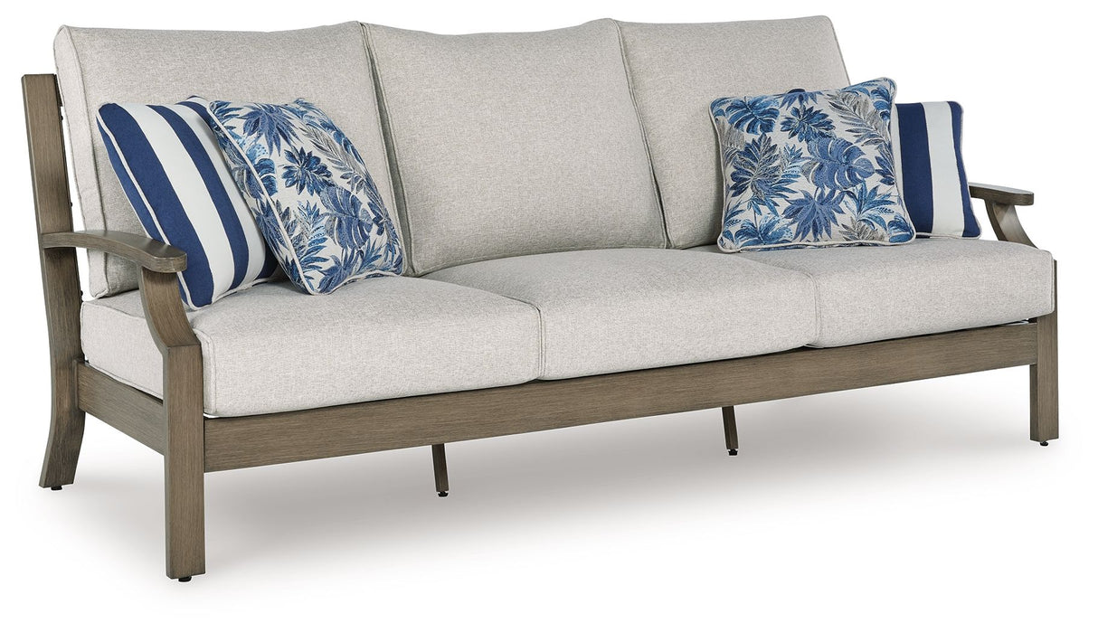 Rainier Ranch - Brown / Beige - Sofa With Cushion by Signature Design by Ashley® | Bel Furniture