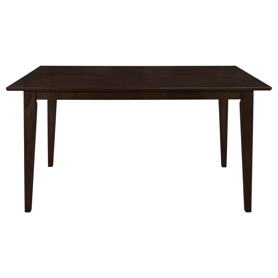 Gabriel - Rectangular Wood Dining Table - Cappuccino by CoasterEveryday | Bel Furniture