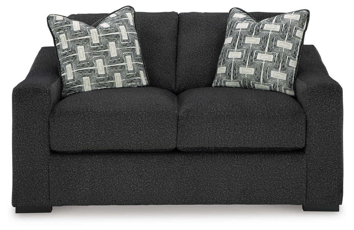 Wryenlynn - Onyx - Loveseat by Benchcraft® | Bel Furniture