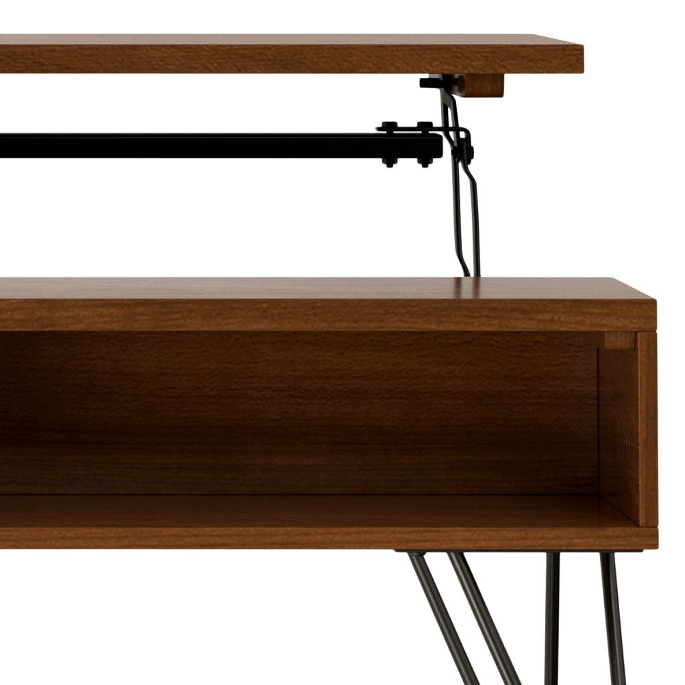 Hunter - Handcrafted Lift Top Coffee Table by Simpli-Home | Bel Furniture