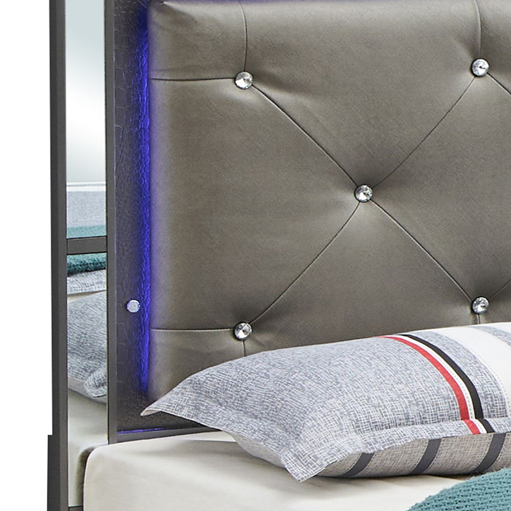 Verona - Full Bed - Metalic Black