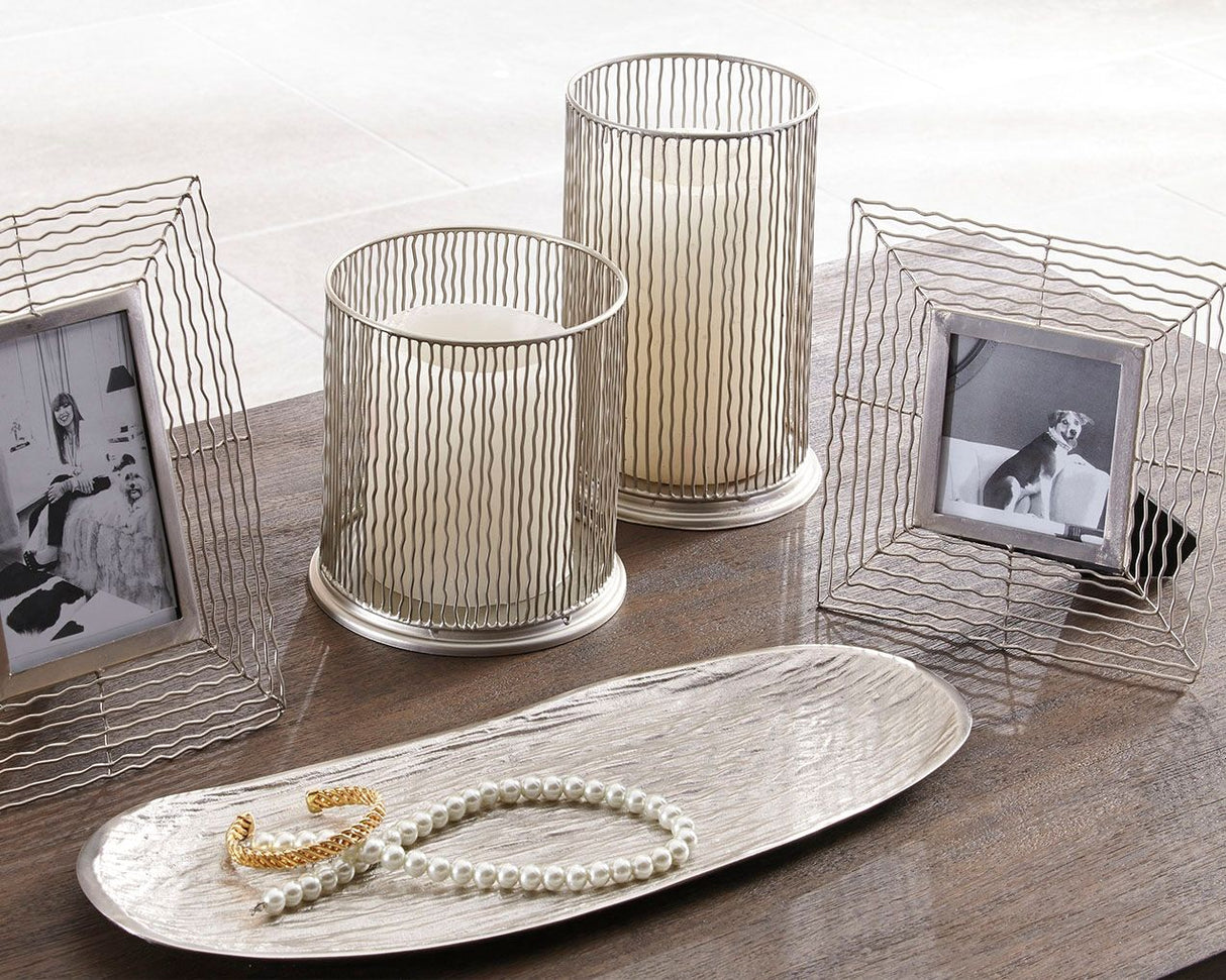Dympna - Silver Finish - Accessory Set (Set of 5) by Signature Design by Ashley® | Bel Furniture