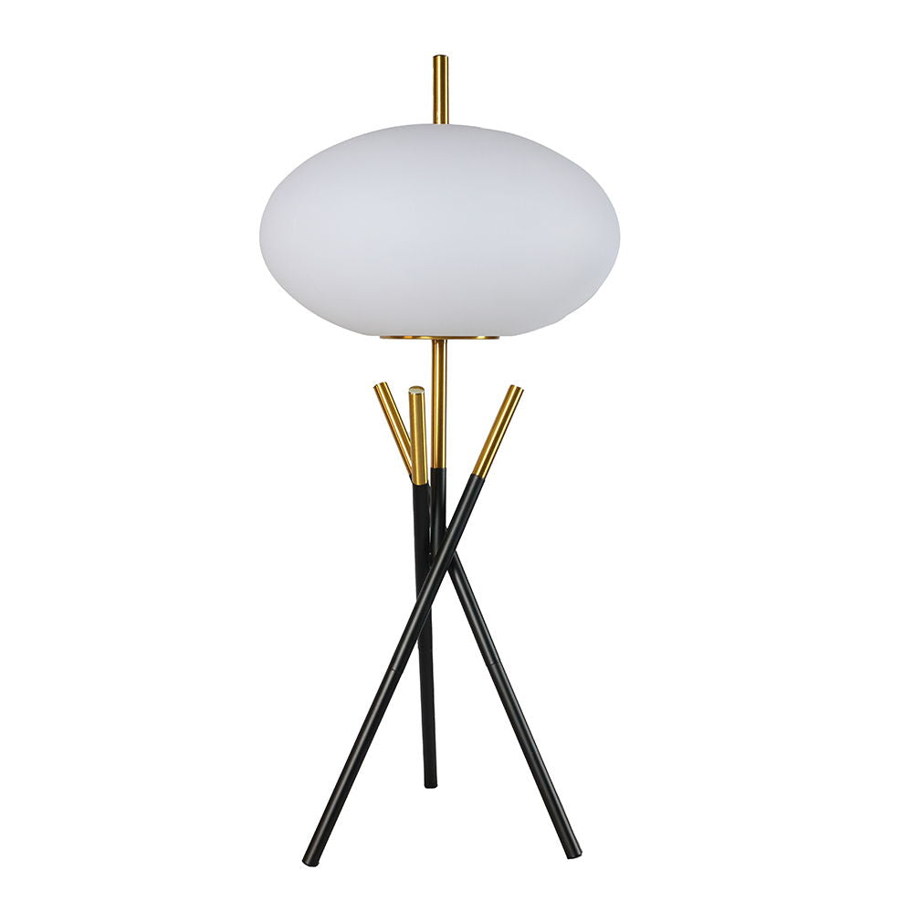 Table Lamp - Black / Gold by Crown Mark | Bel Furniture