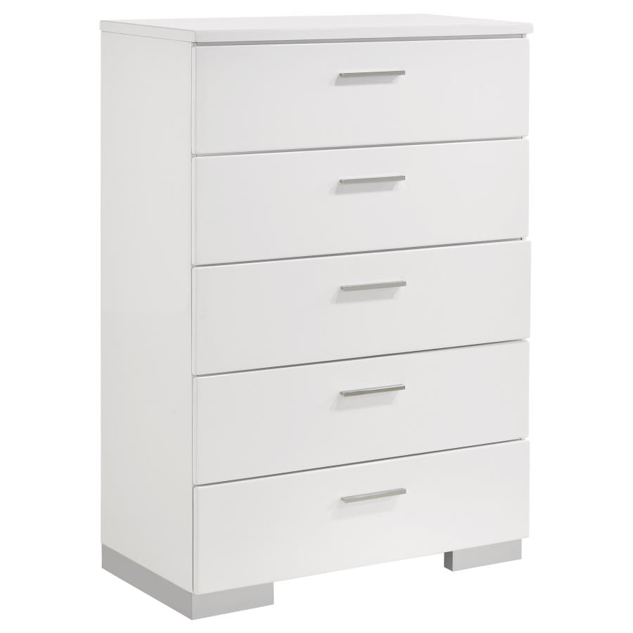 Jeremaine Bedroom Set White