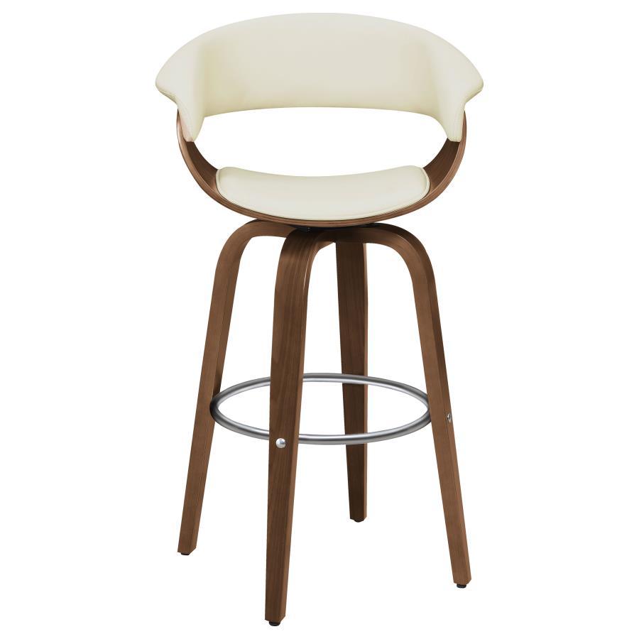 Zion - Upholstered Swivel Bar Stool by CoasterEssence | Bel Furniture