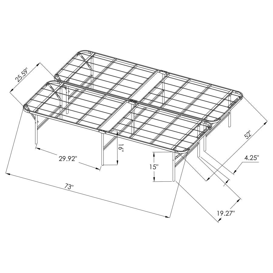 Mabel - Metal Support Platform Bed