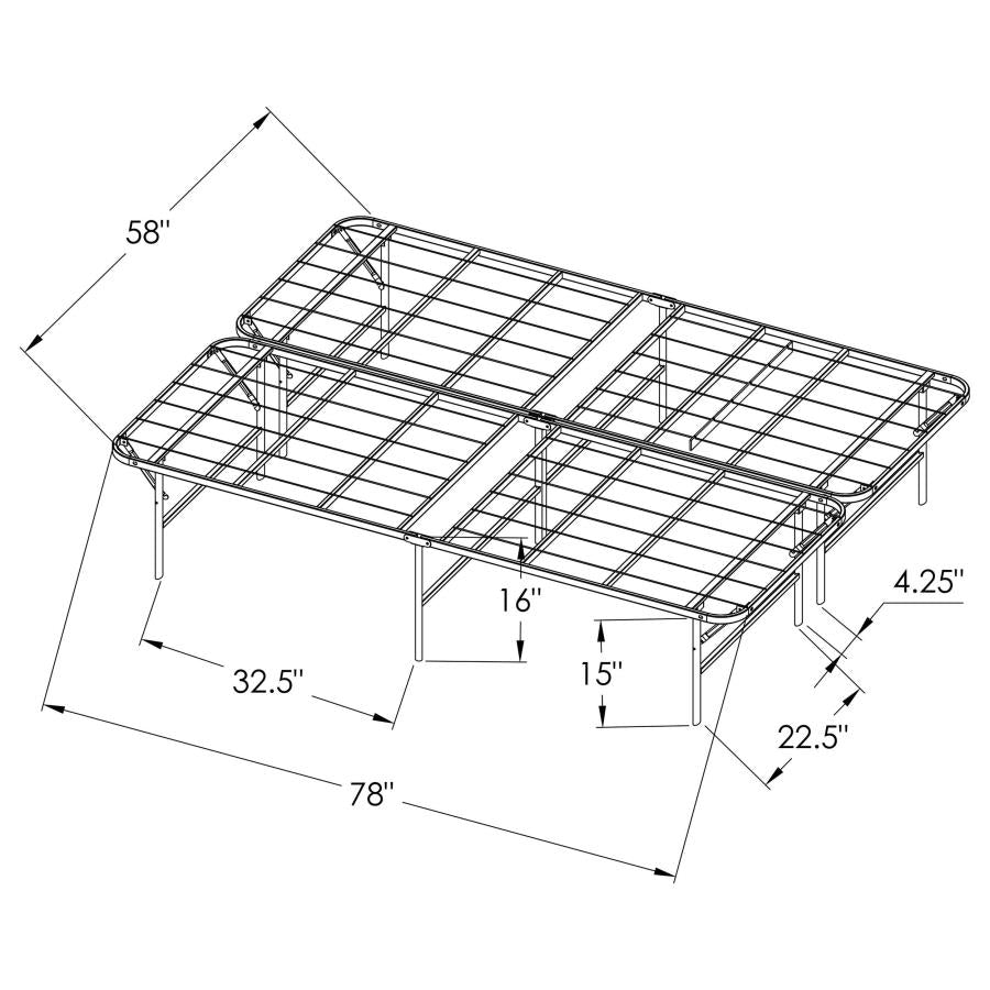 Mabel - Metal Support Platform Bed