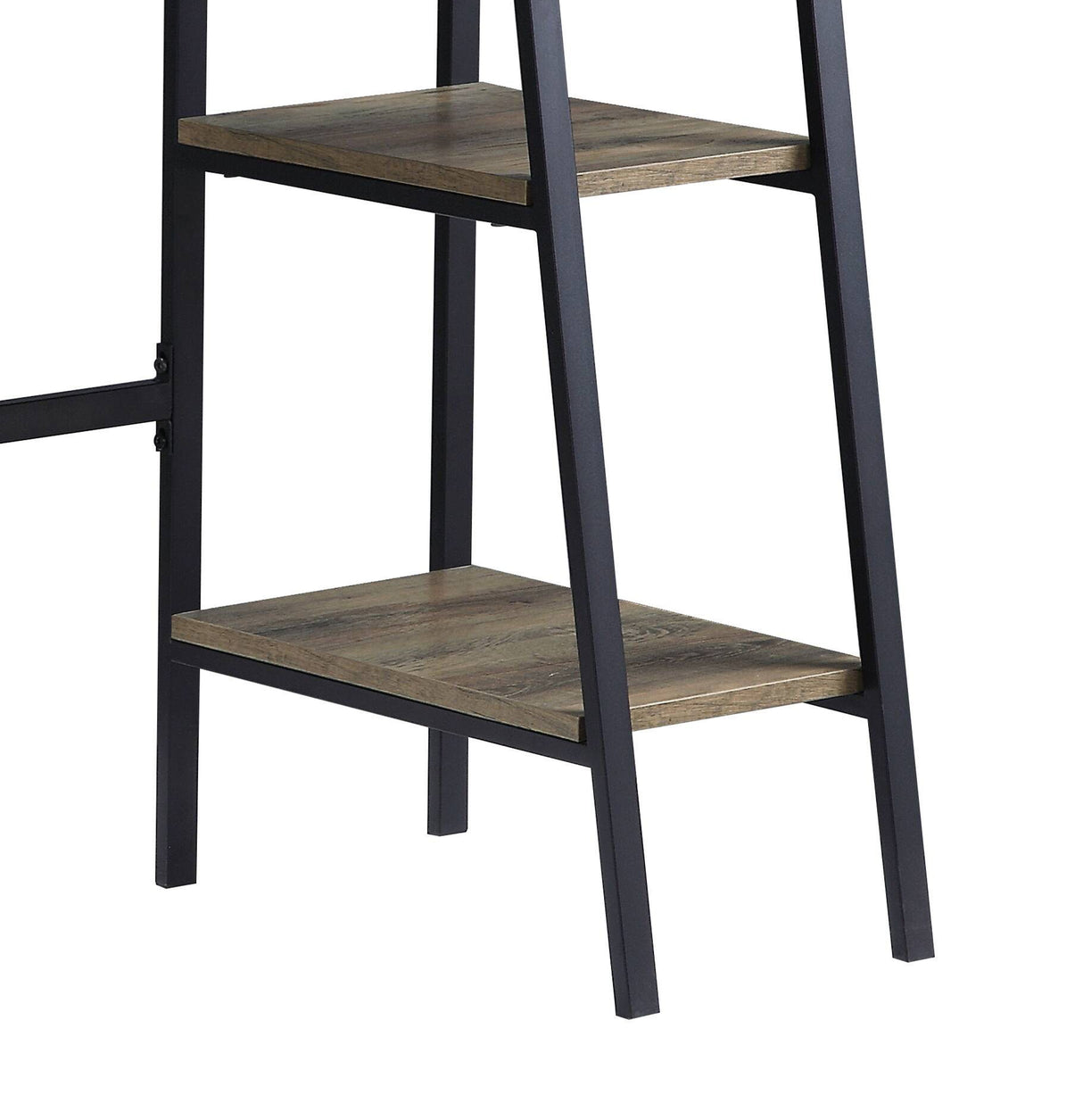 Garima - Legs Writing Desk - Rustic Oak / Black by Urban Nest | Bel Furniture