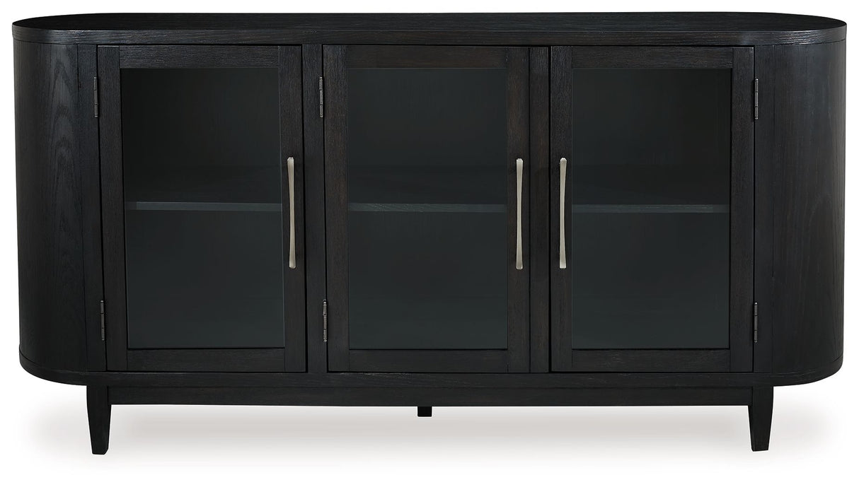 Rowanbeck - Black - Dining Room Server by Signature Design by Ashley® | Bel Furniture