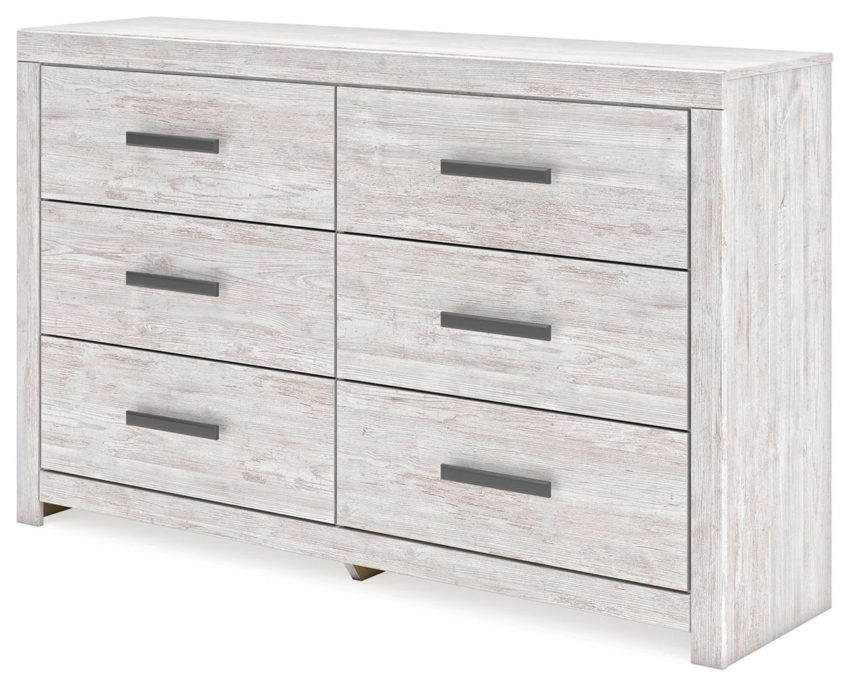 Cayboni - Whitewash - Six Drawer Dresser by Signature Design by Ashley® | Bel Furniture