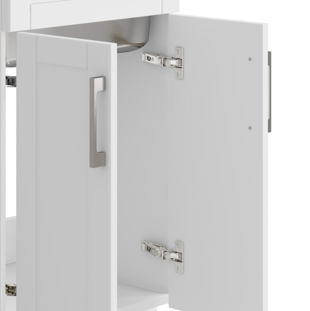 Hennessy - Deluxe Laundry Cabinet With Faucet And Stainless Steel Sink