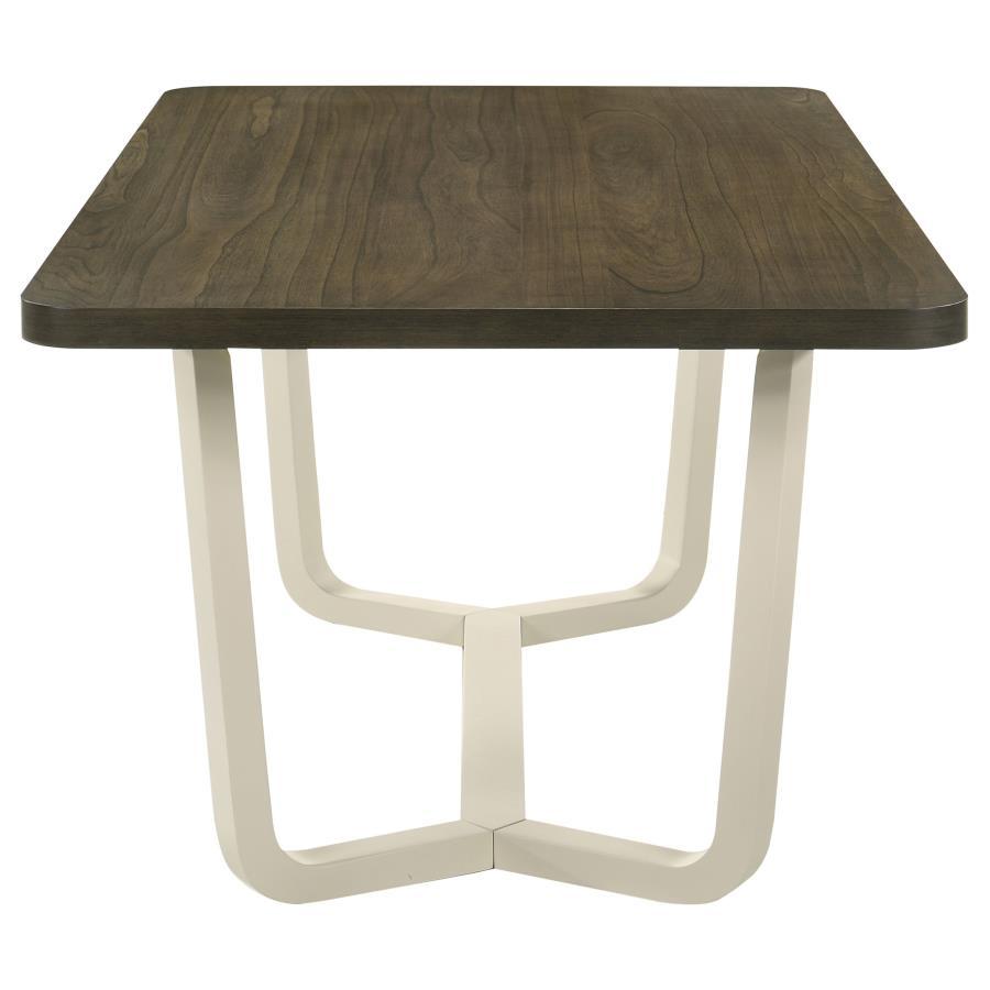 Biloxi - Rectangular Wood Dining Table - Grayish Brown by Coaster Fine Furniture | Bel Furniture