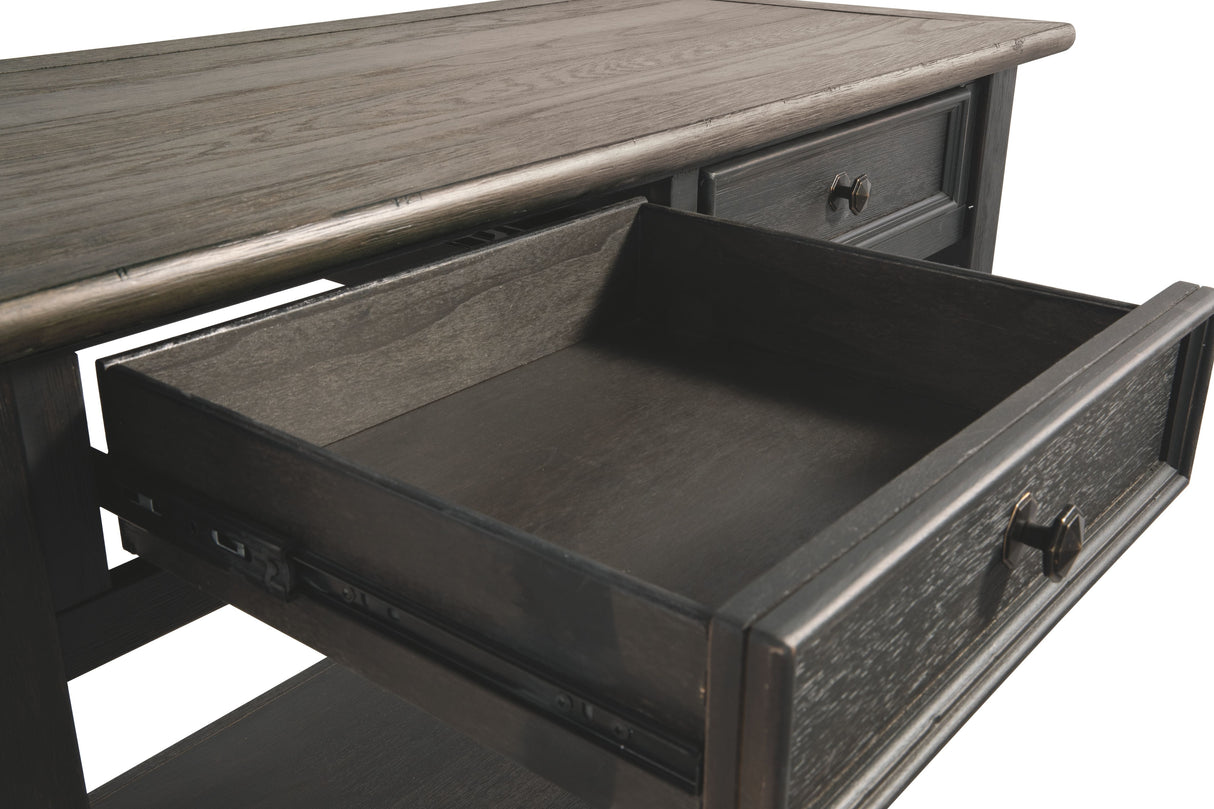 Tyler Creek - Grayish Brown / Black - Sofa Table by Signature Design by Ashley® | Bel Furniture