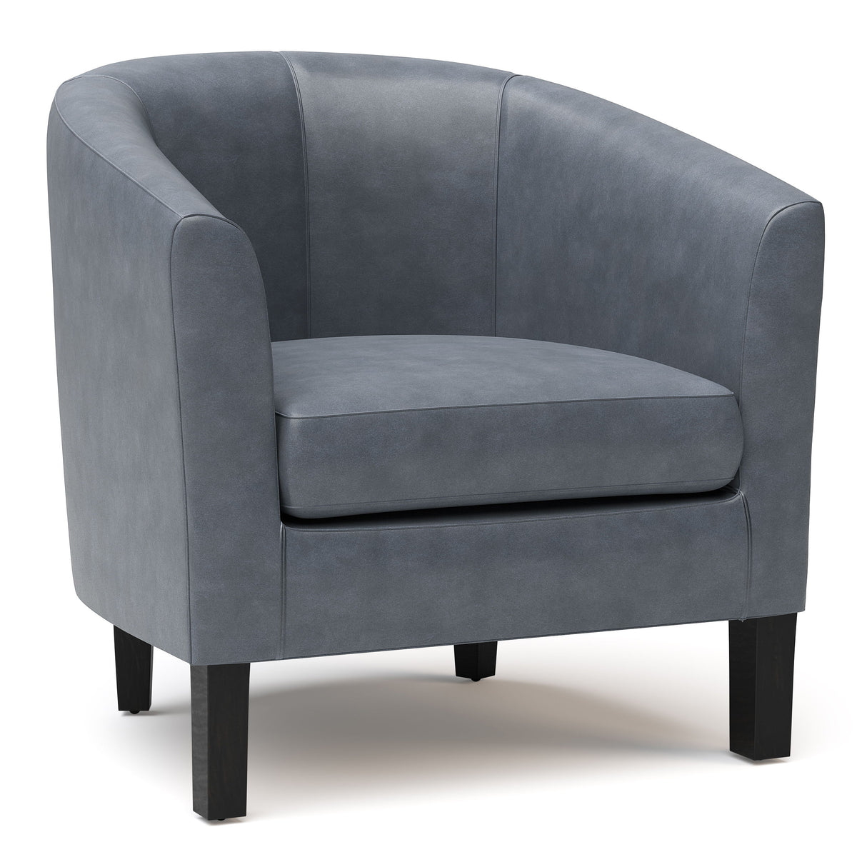 Austin - Transitional Tub Chair Dark Gray by Simpli-Home | Bel Furniture