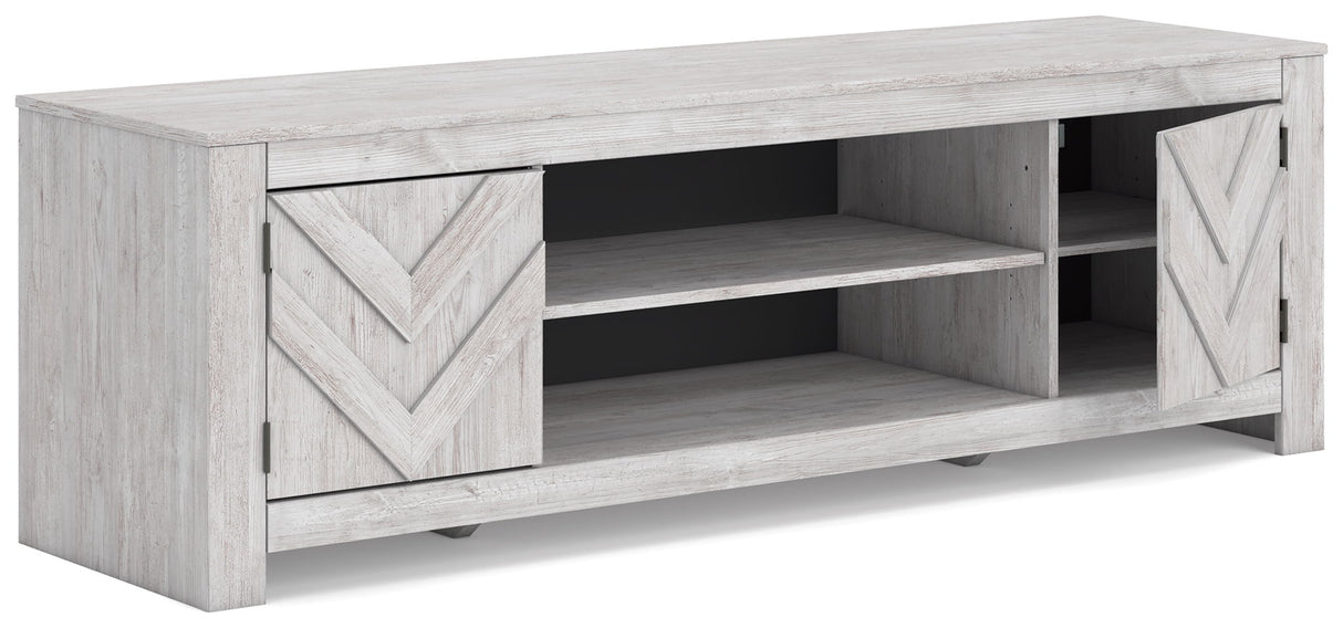 Cayboni - LG TV Stand With Fireplace Option by Signature Design by Ashley® | Bel Furniture