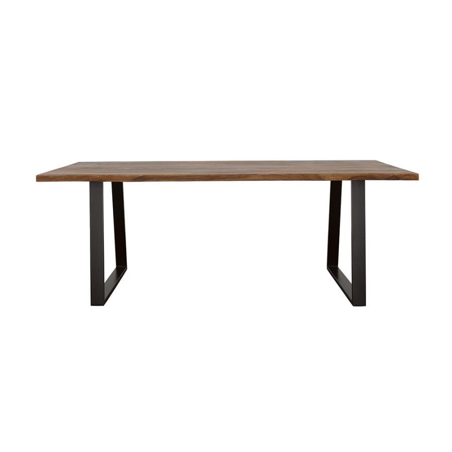 Ditman - Live Edge Dining Table - Gray Sheesham by CoasterElevations | Bel Furniture