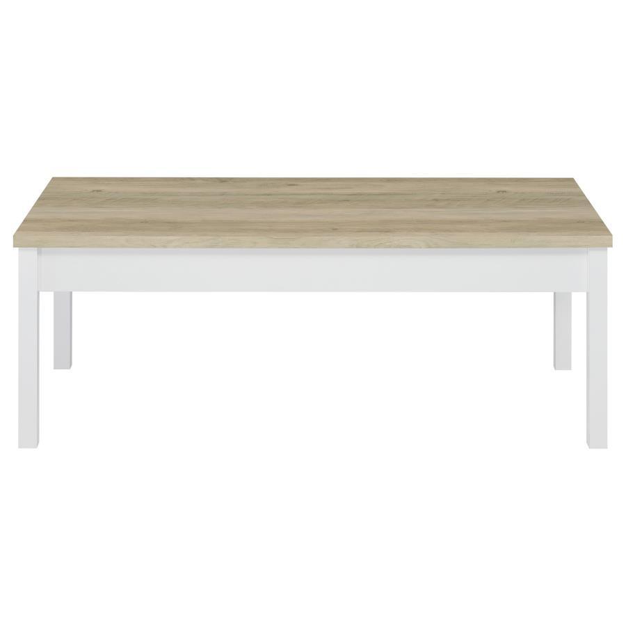 Stacie - 3 Piece Coffee Table Set - Distressed Pine by Coaster Fine Furniture | Bel Furniture