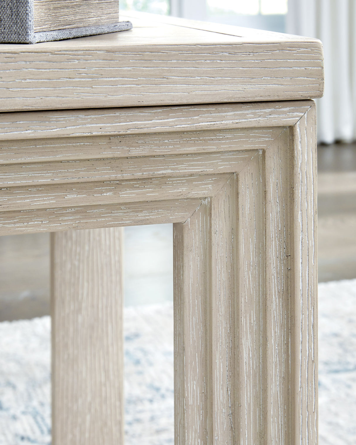 Marxhart - Bisque - Square End Table by Signature Design by Ashley® | Bel Furniture