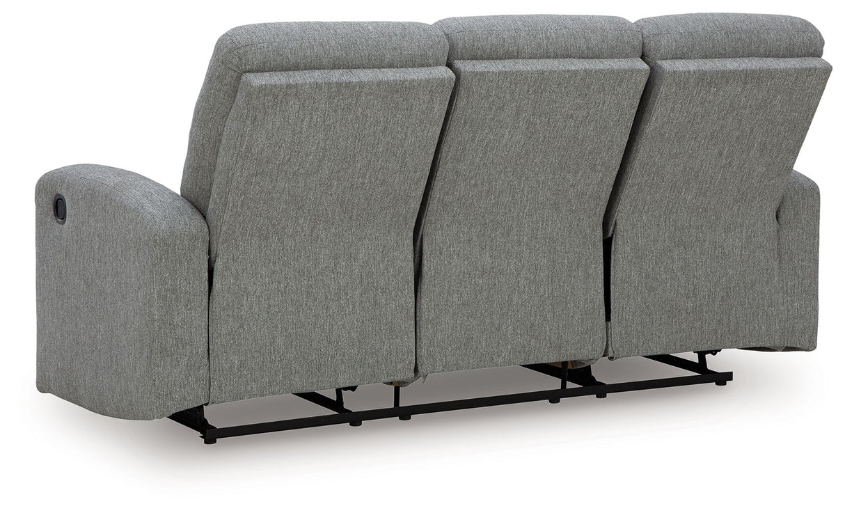Gauntlet - Sterling - Reclining Sofa by Signature Design by Ashley® | Bel Furniture