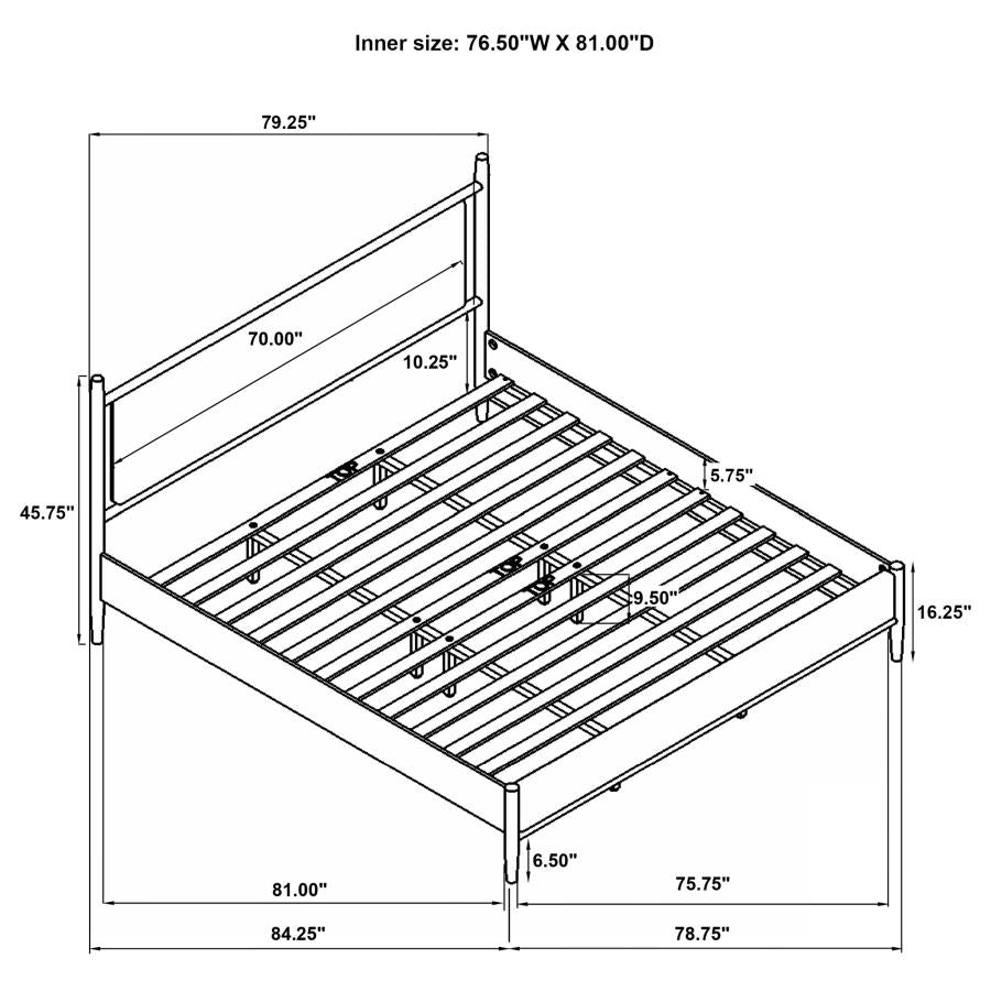 Mason - Panel Platform Bed