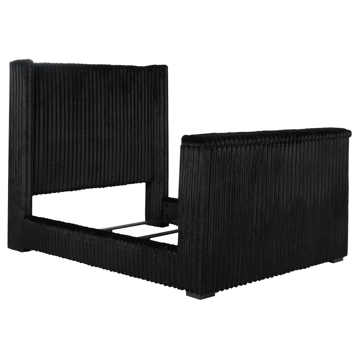 Centergrove - Upholstered Wingback TV Bed