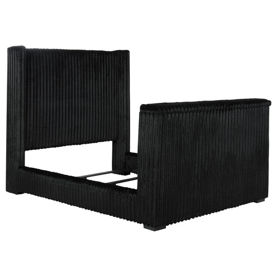 Centergrove - Upholstered Wingback TV Bed