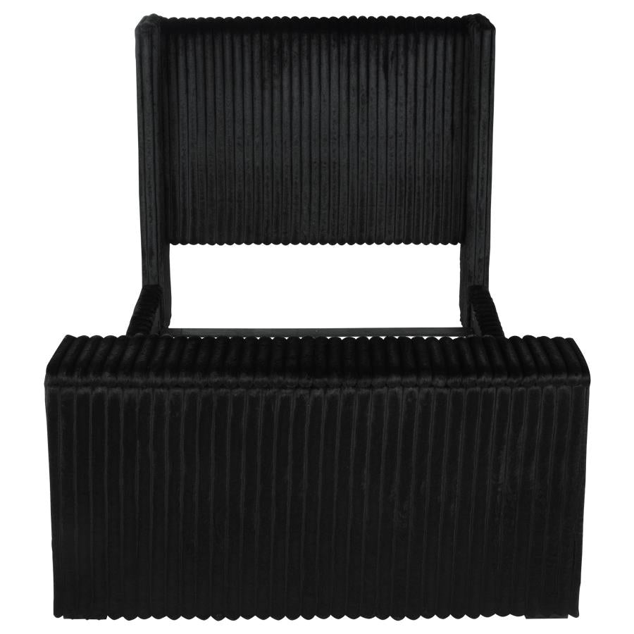 Centergrove - Upholstered Wingback TV Bed