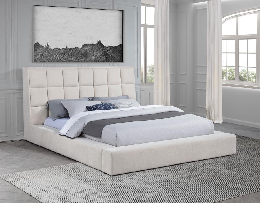 Dreux - Upholstered Panel Platform Bed