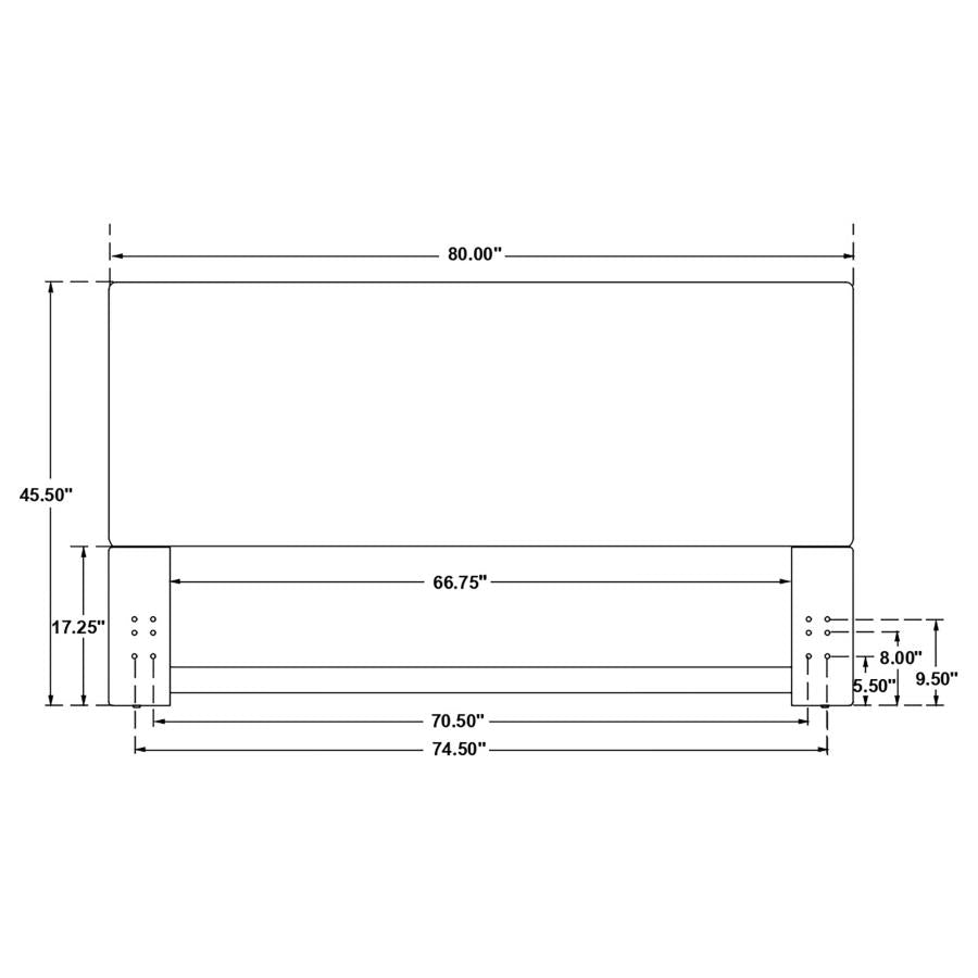 Pirro - Upholstered Panel Headboard